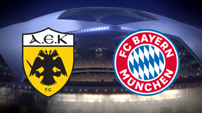 AEK Athens vs Bayern Munich AEK Athens vs Bayern Munich