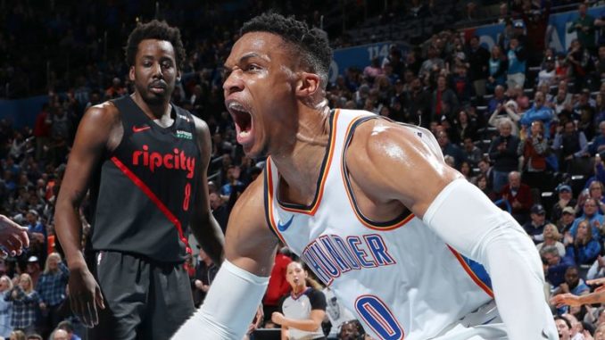 russell-westbrook-oklahoma-city-thunder_4554273 Oklahoma City Thunder vs Portland Trail Blazers