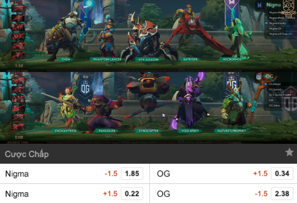Nigma vs OG 