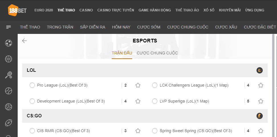 CS:GO Là Gì? Hướng Dẫn Cách Cá Cược Giải CS:GO Tại 188bet