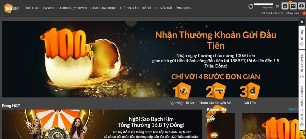 188BET khởi động Giải Đấu Mùa Thu 2021 với gói tổng thưởng hơn 4 tỷ đồng Giải Đấu Mùa Thu 2021 – Hơn 4 Tỷ Đồng Tổng Thưởng!