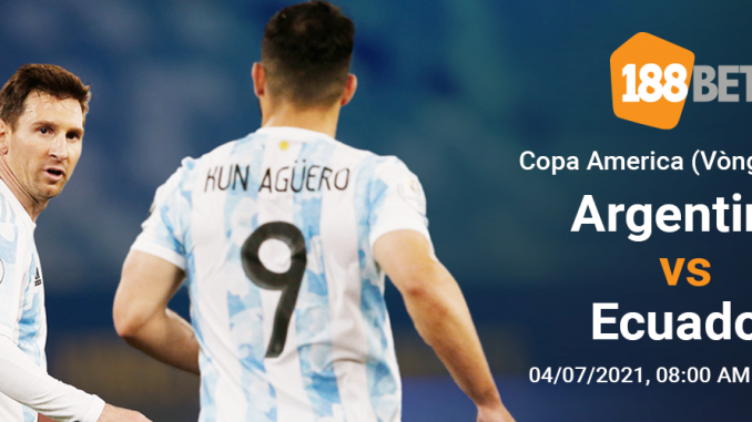 Soi kèo Argentina vs Ecuador, 8h ngày 4/7: Thắng trong tầm tay