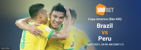 Soi kèo Brazil vs Peru, 06h00 ngày 6/7: Chiến thắng nhanh gọn