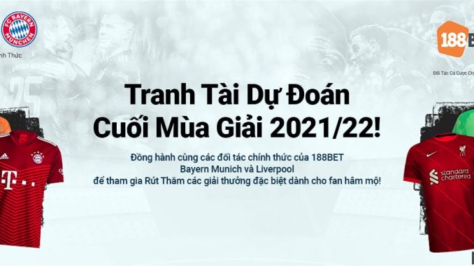 tranh-tai-du-doan-cuoi-mua-giai-188bet-4 Hợp tác cùng Liverpool, 188bet tung ra khuyến mãi mới.