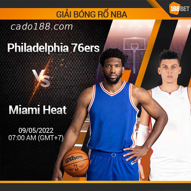 Philadelphia 76ers tiếp tục là chủ nhà tổ chức Game 4 Bán kết Miền Đông tại Wells Fargo Center Soi kèo bóng rổ Philadelphia 76ers vs Miami Heat, 9/5