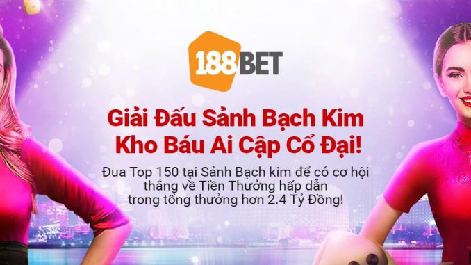 Giải Đấu truy tìm Kho Báu Ai Cập Cổ Đại 188bet
