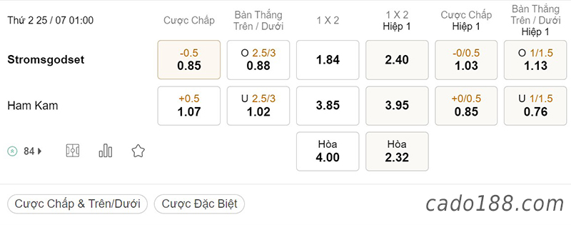 Stromsgodset vs Ham Kam, 01h00, VĐQG Na Uy