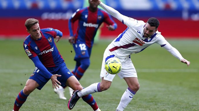 Soi kèo xiên ngày 19/12 Levante vs Eibar, Hạng 2 Tây Ban Nha