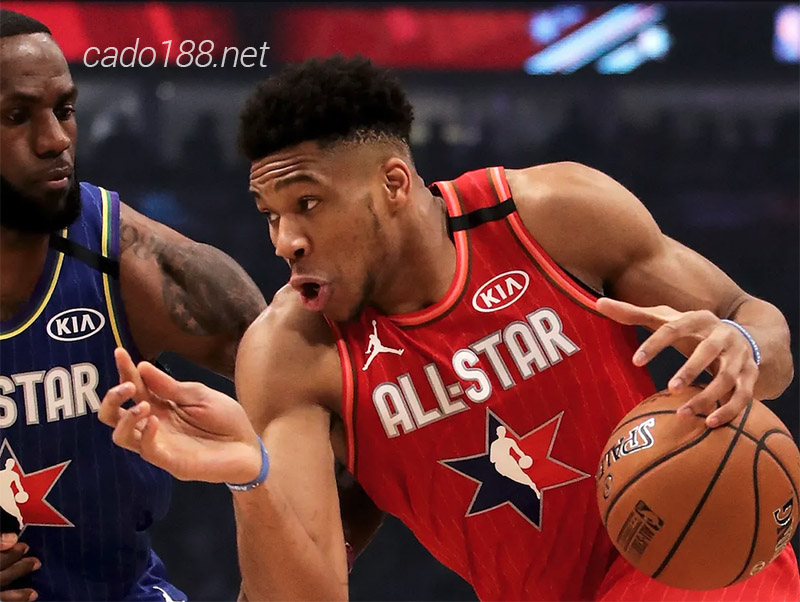 King James có thể nói cũng rất mát tay tại các trận All-Star của mình Soi kèo bóng rổ NBA All-Star Team LeBron vs Team Giannis 20:02