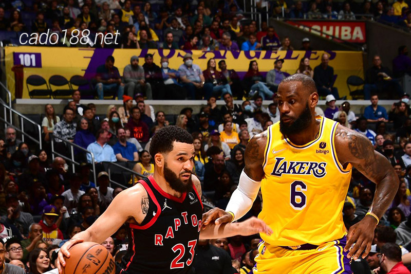 Soi kèo bóng rổ Los Angeles Lakers vs Toronto Raptors 11:3