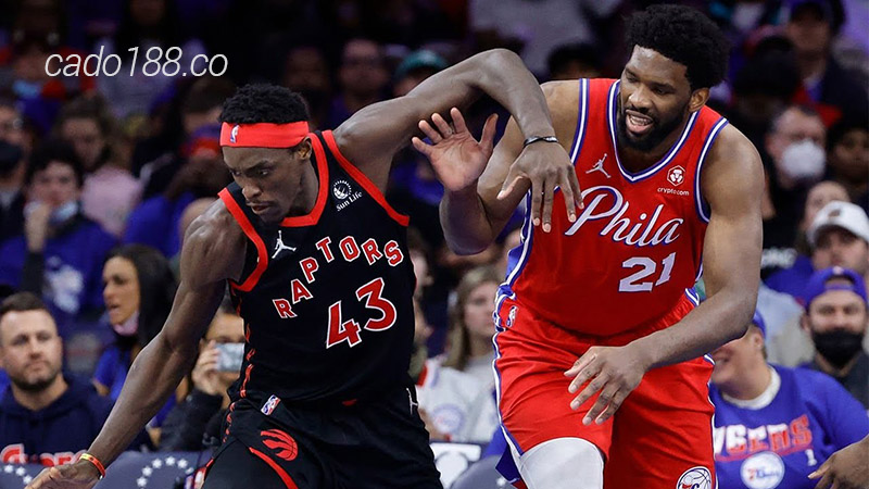 Soi kèo bóng rổ Philadelphia 76ers vs Toronto Raptors 1:4