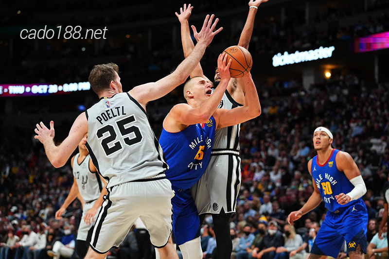 Soi kèo bóng rổ San Antonio Spurs vs Denver Nuggets 11:3