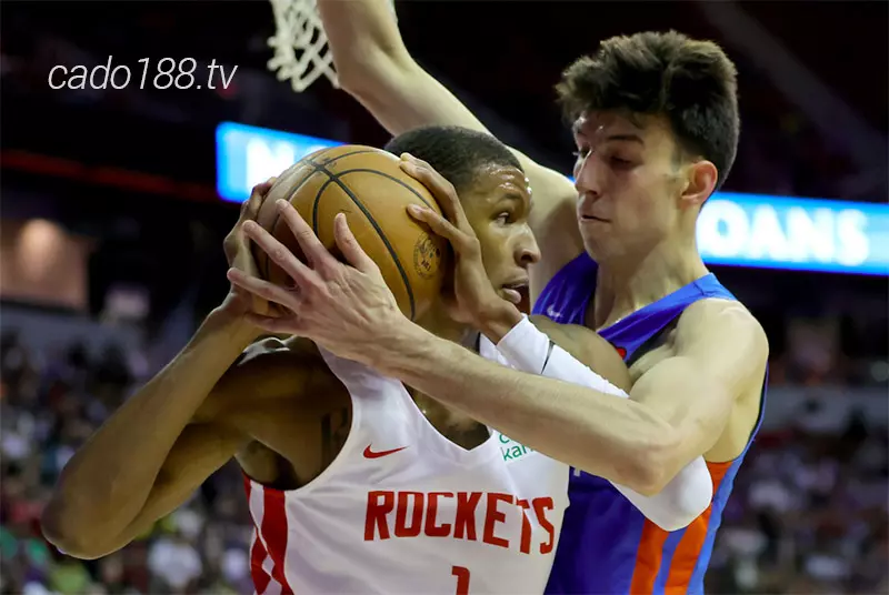 Jabari Smith Jr. khiến người hâm mộ trên sân Thomas & Mack Center phải bùng nổ với màn trình diễn của mình Soi kèo bóng rổ NBA Summer League OKC Thunder vs Rockets 12_7