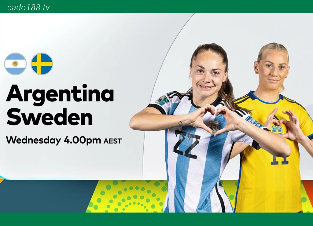 Nhận định kèo xiên ngày 02/08 Nữ Argentina vs Nữ Thụy Điển, World Cup nữ 2023