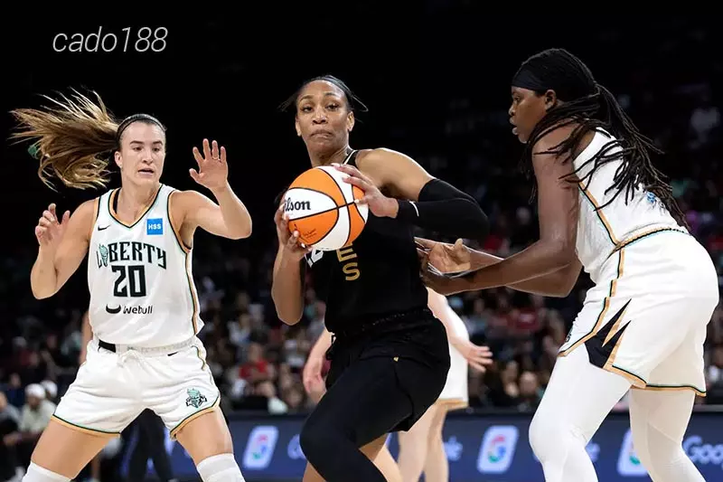 Mục tiêu của HLV Becky Hammon và các học trò là mang về 2 chiến thắng trên tổ ấm để bảo toàn lợi thế Soi kèo bóng rổ WNBA Las Vegas Aces vs New York Liberty 12-10