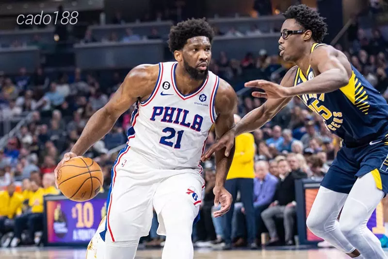 Tyrese Maxey mùa giải năm nay đã hoàn thiện bộ kỹ năng chơi bóng và hỗ trợ đắc lực cho Joel Embiid Soi kèo bóng rổ Philadelphia 76ers vs Indiana Pacers 13_11
