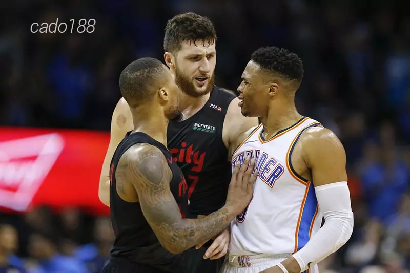 Oklahoma City Thunder đã thu hẹp phần nào khoảng cách giữa họ và Bầy Sói trên BXH miền Tây Soi kèo bóng rổ OKC Thunder vs Portland Trail Blazers 24_1
