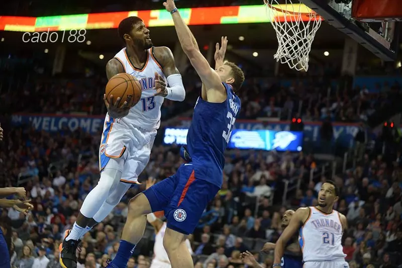 Khoảng cách giữa top 4 đội dẫn đầu BXH miền Tây là rất gần nhau Soi kèo bóng rổ Oklahoma City Thunder vs LA Clippers 23_2