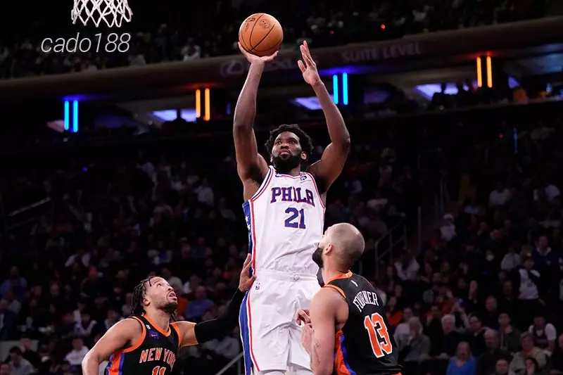 Tyrese Maxey đang có những màn cực kỳ ấn tượng trong vai trò thay thế Joel Embiid trên sàn gỗ Soi kèo bóng rổ Philadelphia 76ers vs New York Knicks 23_2