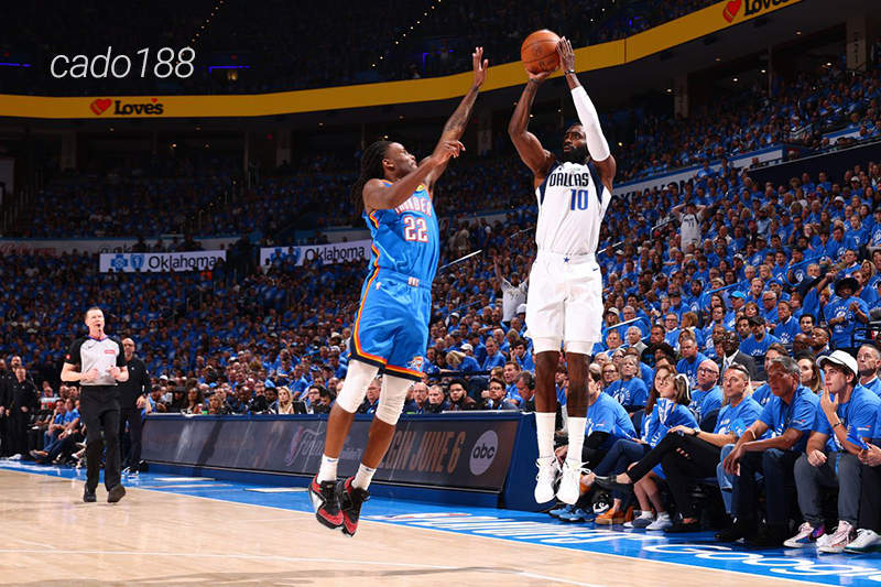 Dallas Mavericks đã giữ vững lợi thế dẫn trước đối thủ trong cả 4 hiệp thi đấu trận này Nhận định NBA Dallas Mavericks vs Oklahoma City Thunder 12_5