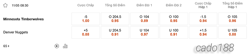 Nhận định NBA Minnesota Timberwolves vs Denver Nuggets 11_5