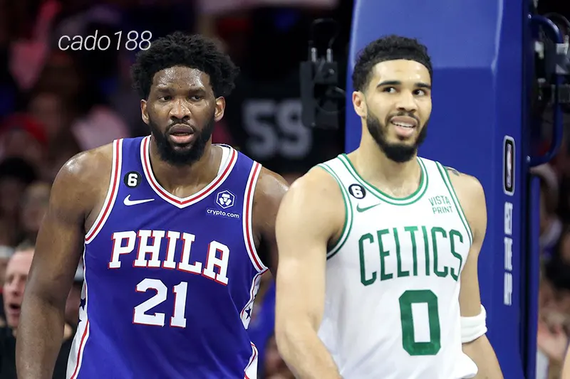 Jaylen Brown và Jayson Tatum cũng cho thấy những bài tấn công mới và đa dạng hơn trước Soi kèo bóng rổ Boston Celtics vs Philadelphia 76ers 13_10