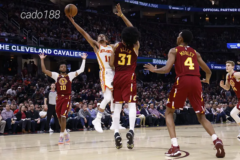 Atlanta Hawks bất ngờ chơi bùng nổ trên sân khách và ngắt mạch thắng của Cleveland Cavaliers Soi kèo bóng rổ Atlanta Hawks vs Cleveland Cavaliers 30_11