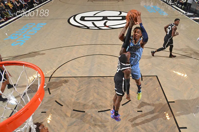 Memphis Grizzlies có được chiến thắng vô cùng quan trọng và tiếp tục vươn lên trên BXH miền Tây Soi kèo bóng rổ Memphis Grizzlies vs Brooklyn Nets 14_12