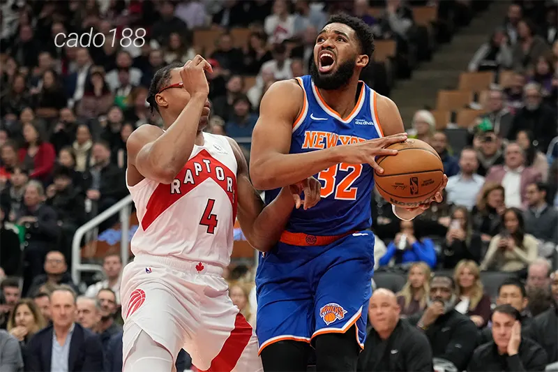 Karl-Anthony Towns vắng mặt và New York Knicks vẫn chưa tìm được niềm vui chiến thắng sau 3 vòng đấu Soi kèo bóng rổ NBA New York Knicks vs Toronto Raptors 9_1