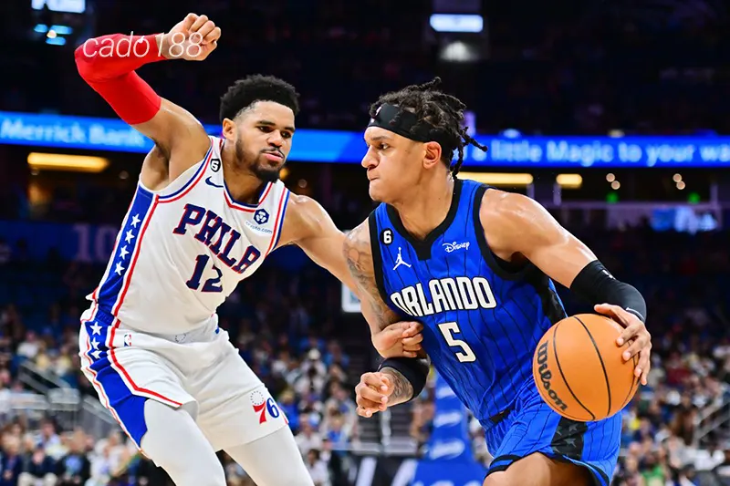 Joel Embiid tiếp tục vắng mặt trong đội hình ra sân của Sixers trận đấu trên sân nhà vừa qua Soi kèo bóng rổ Orlando Magic vs Philadelphia 76ers 13_1