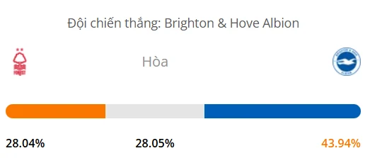 Máy tính dự đoán bóng đá hôm nay Nottingham vs Brighton_1