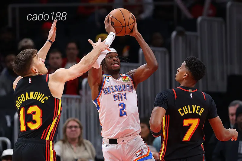 Đụng độ Oklahoma City Thunder sẽ còn mang đến nhiều khó khăn cho đội chủ nhà Soi kèo bóng rổ Atlanta Hawks vs Oklahoma City Thunder 1_3