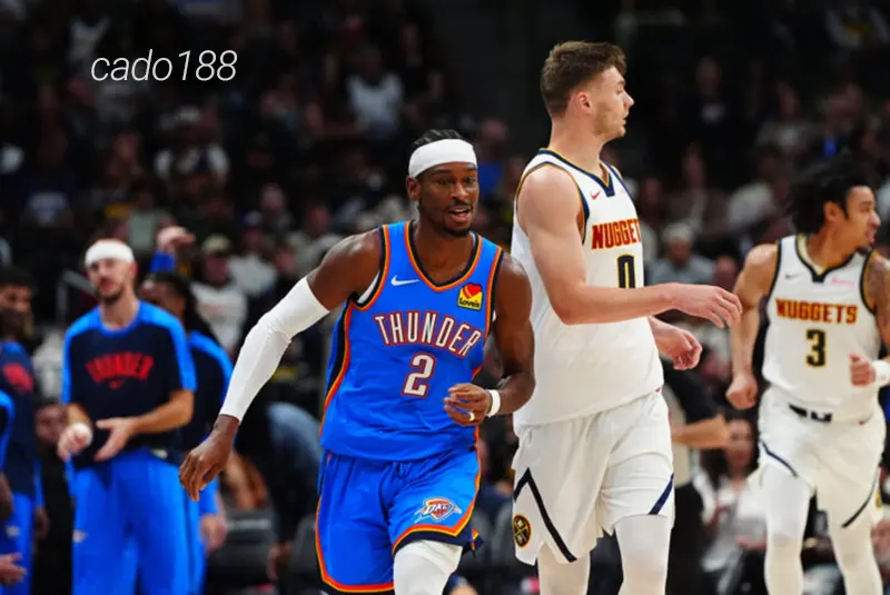 Oklahoma City Thunder sẽ bước vào 2 trận đấu quyết định để củng cố vị trí top 1 tại miền Tây Soi kèo bóng rổ Oklahoma City Thunder vs Denver Nuggets 10_3