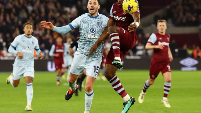 Soi kèo xiên ngày 05/04 West Ham vs Bournemouth, Premier League