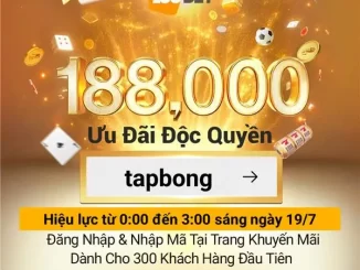 188bet code 19/7