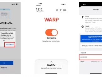 Cài đặt VPN 1.1.1.1