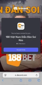 Diễn đàn soi kèo nhận định 188bet tại Discord Soi kèo discord 188