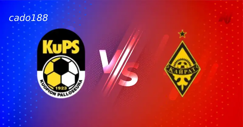 Soi kèo KuPS vs Kairat, 22h00 ngày 22/07, VL Champions League