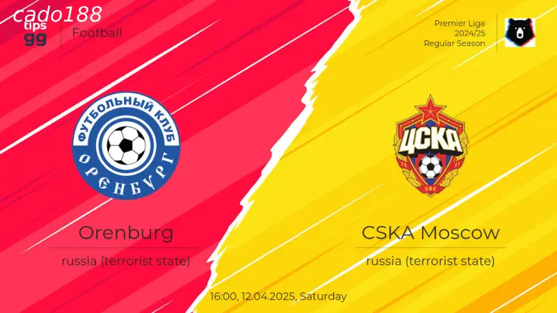 Soi kèo Orenburg vs CSKA Moscow, 21h30 ngày 21/07