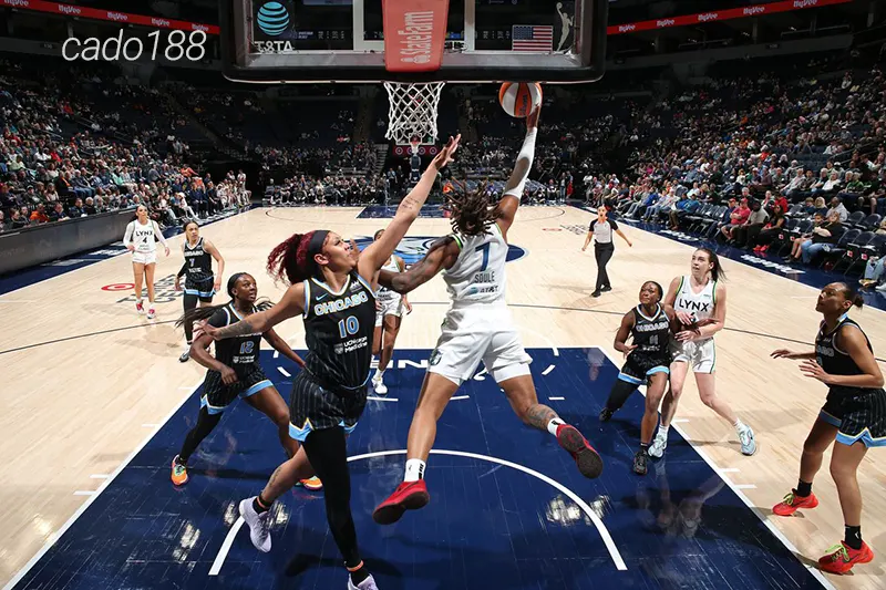 Minnesota Lynx đang xây dựng chắc chắn vị trí top 1 bảng xếp hạng trong mùa giải năm nay Soi kèo bóng rổ WNBA Chicago Sky vs Minnesota Lynx ngày 13-7