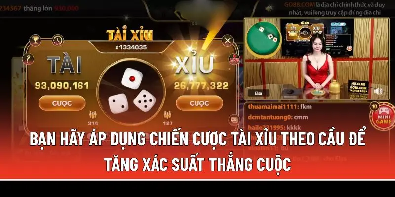 Chiến lược tài xỉu theo cầu