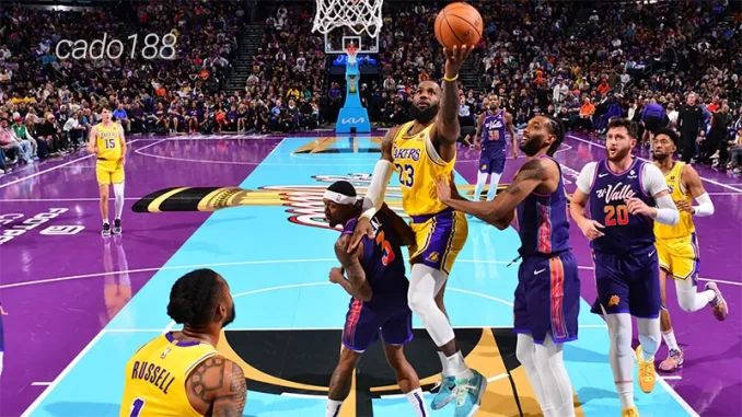 Soi kèo bóng rổ NBA LA Lakers vs Phoenix Suns ngày 4_10