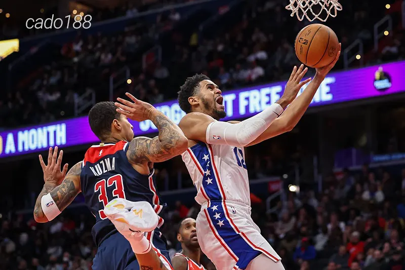 Washington Wizards bị đưa trở ngại mặt đất trong trận đấu đầu tiên trên sân nhà Soi kèo bóng rổ Washington Wizards vs Philadelphia 76ers 29_10