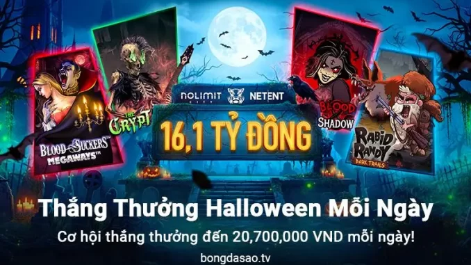 khuyến mãi slotgame halloween taptap