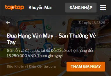 tham gia ưu đãi đua hạng vận may tháng 11